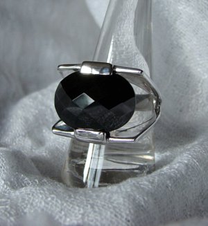Bague onyx ovale